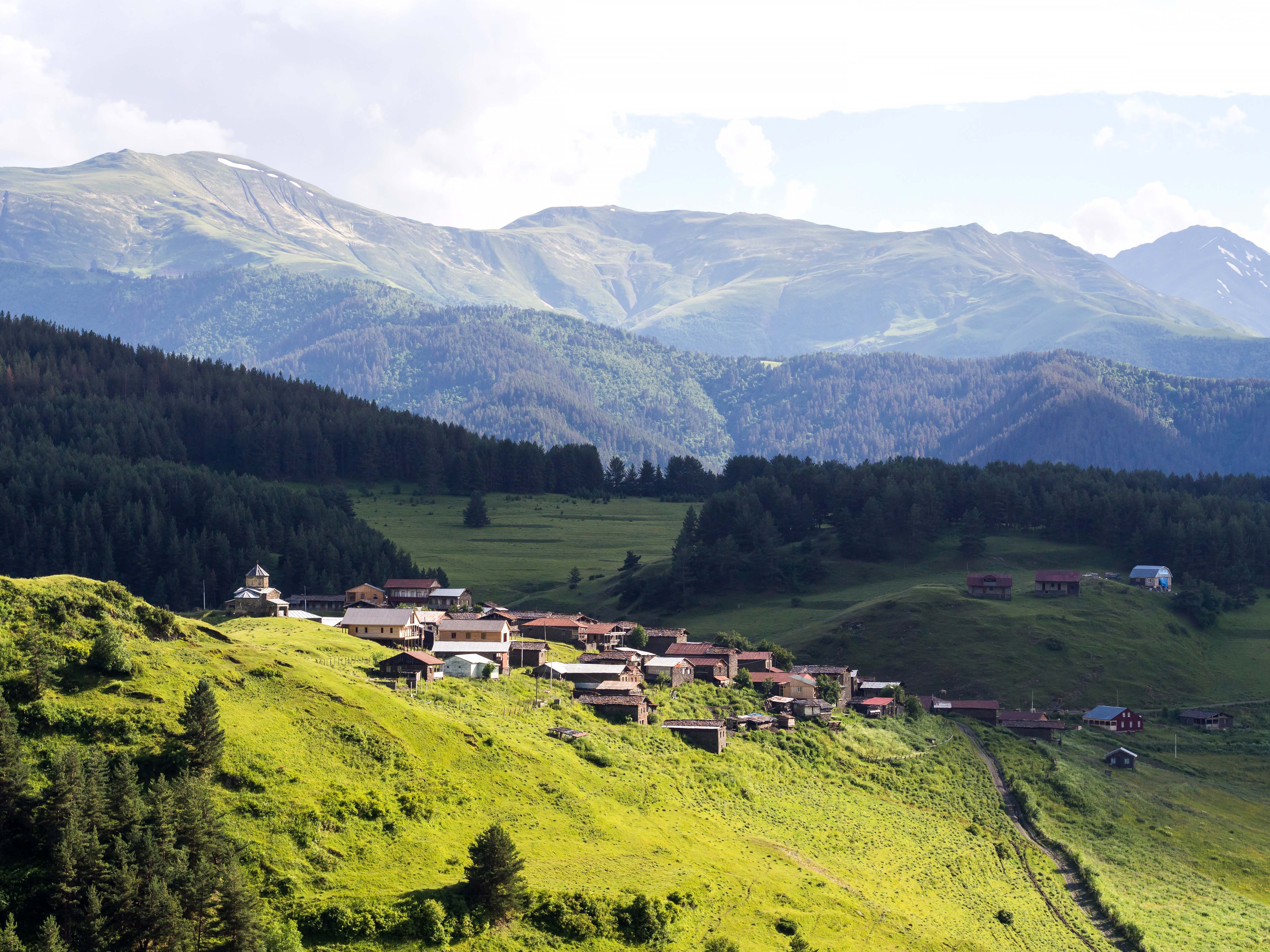 Bergsby i Georgien
