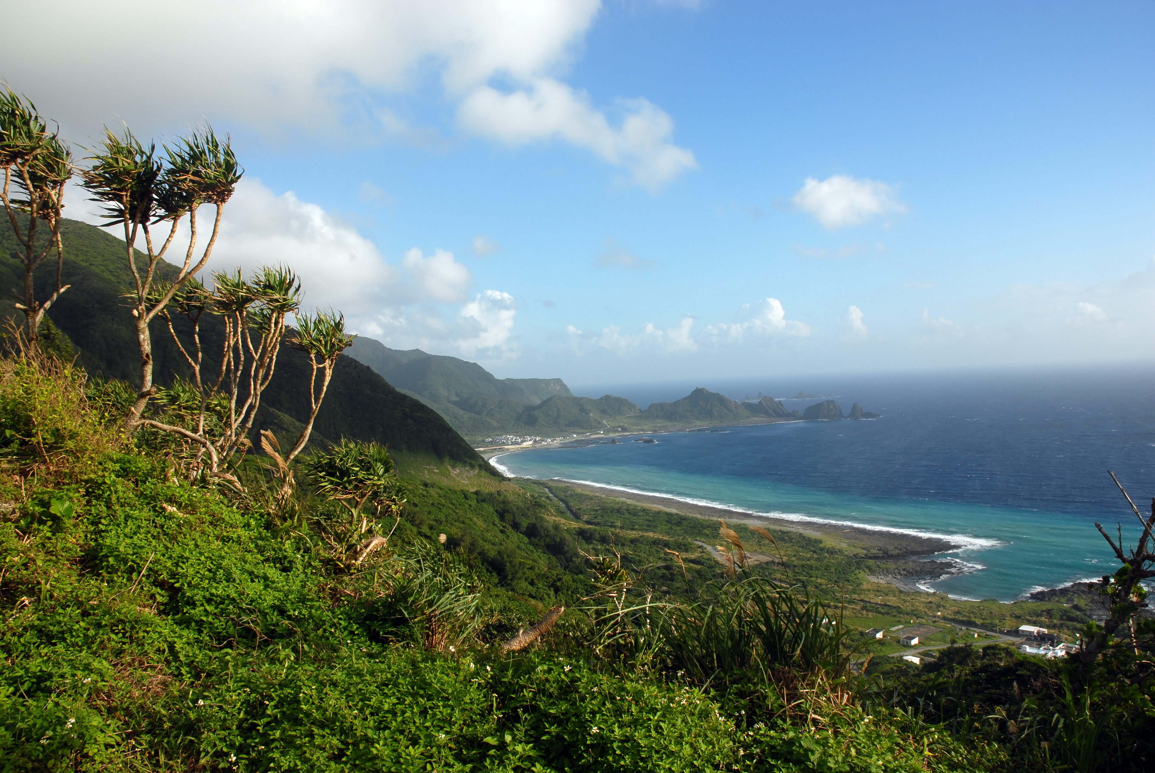 Strand på vulkanön Lanyu
