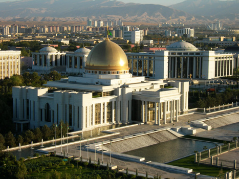 Vy över Ashgabat