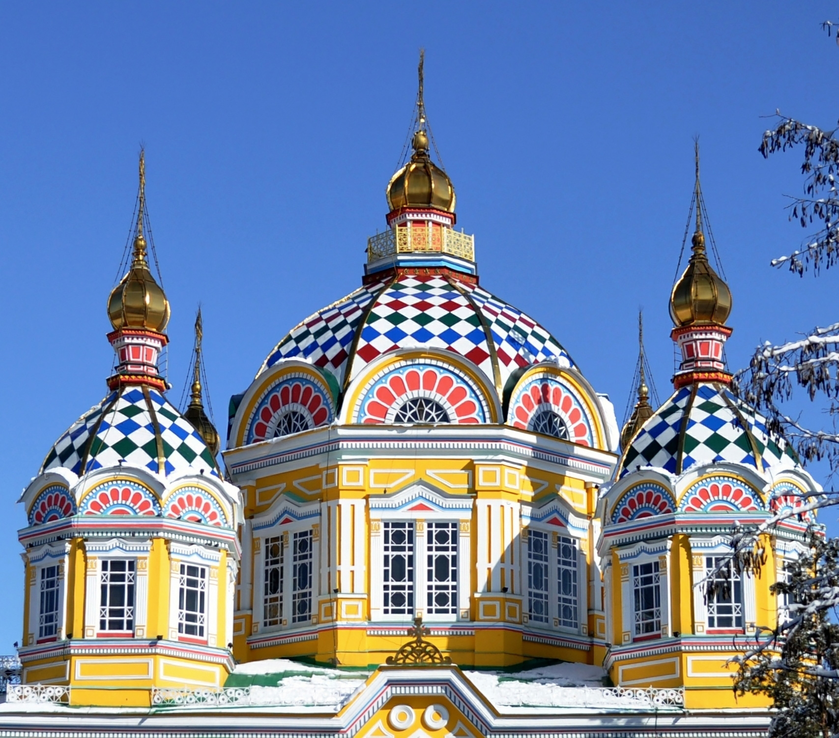 Vackra byggnader i Almaty