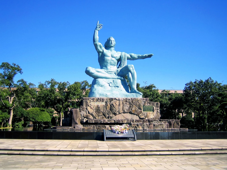 Staty i Fredsparken Nagasaki