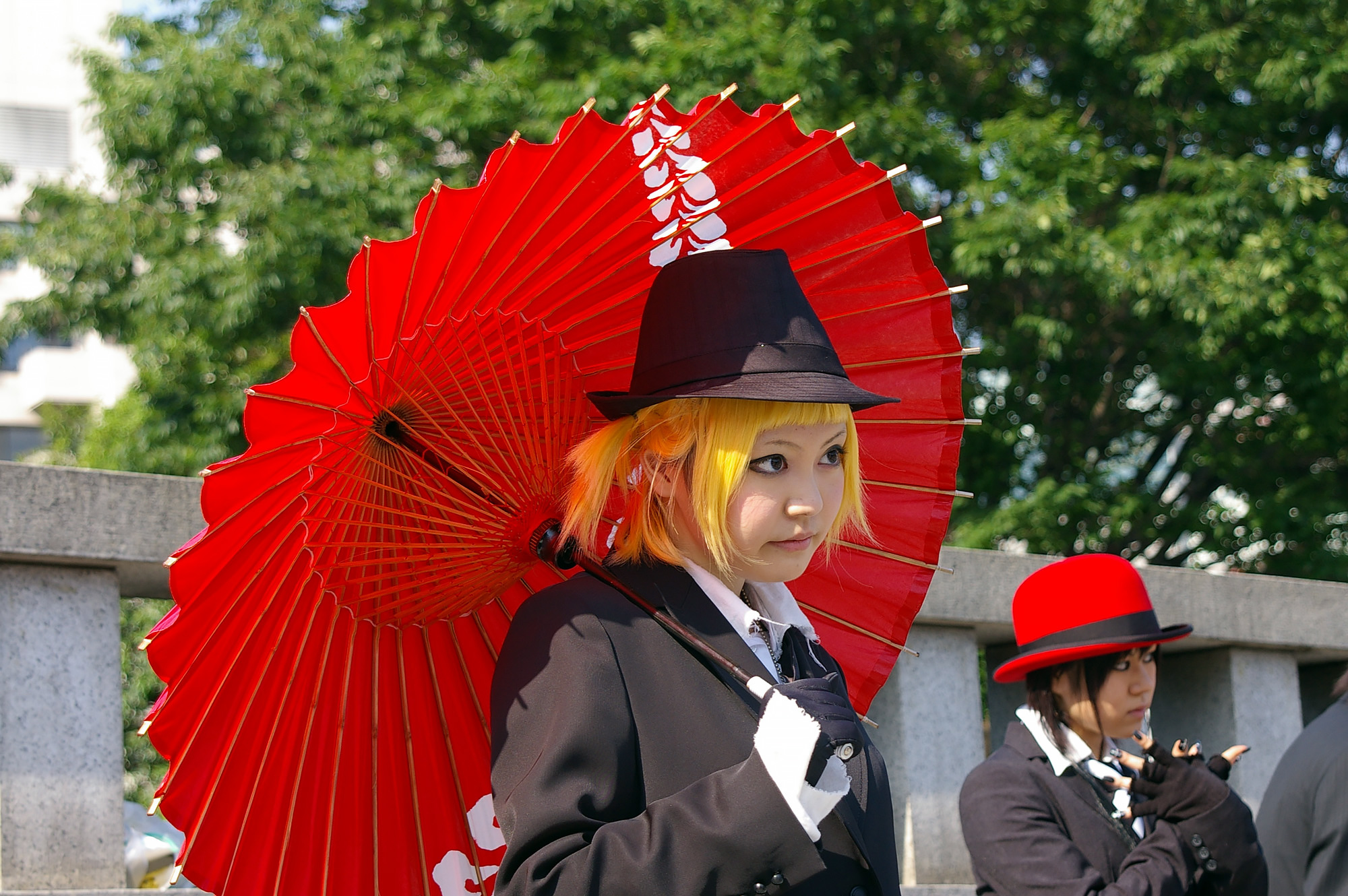 Tjej med paraply, Tokyo