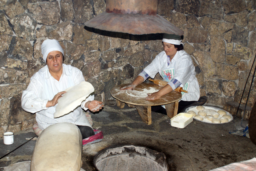 Brödbak i Armenien