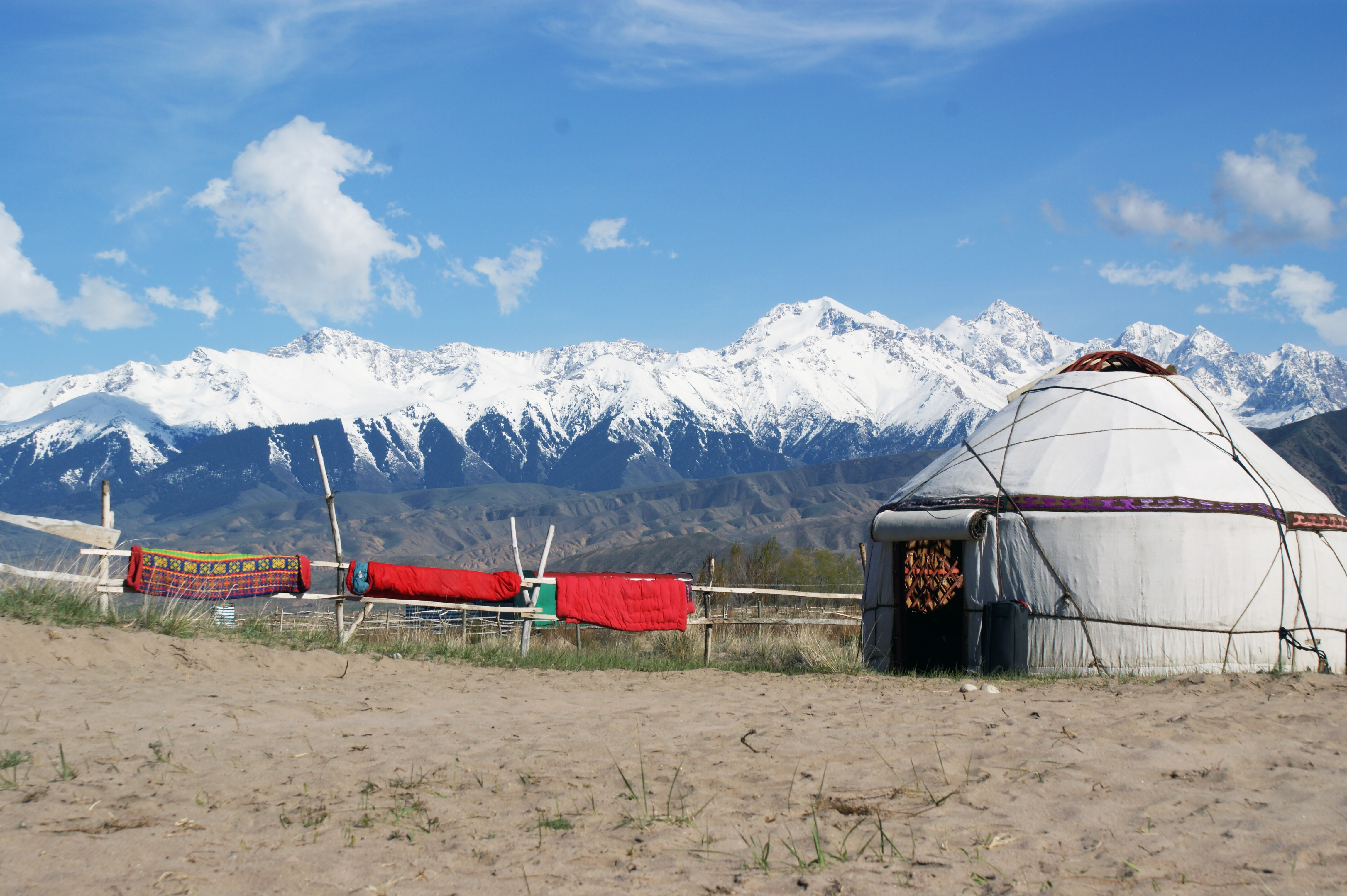 Jurta vid Issyk Kulsjön