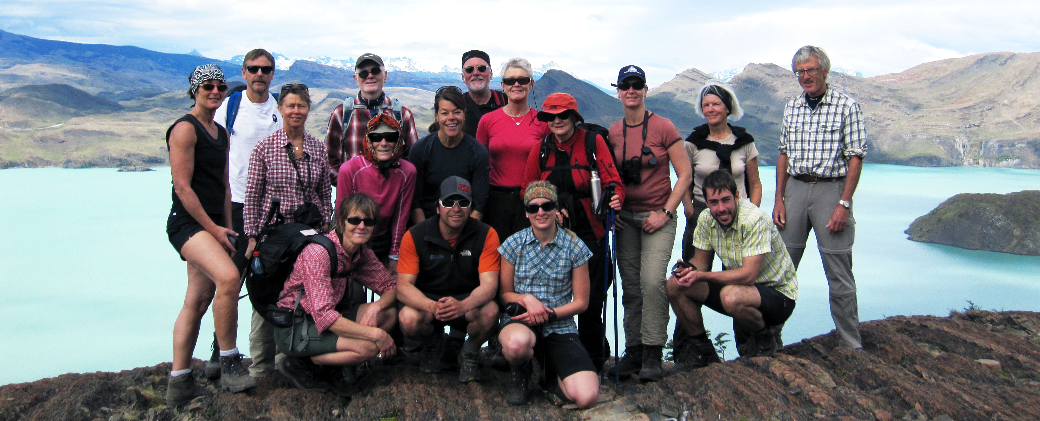 Gruppbild Patagonien