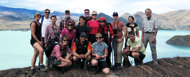 Gruppbild Patagonien