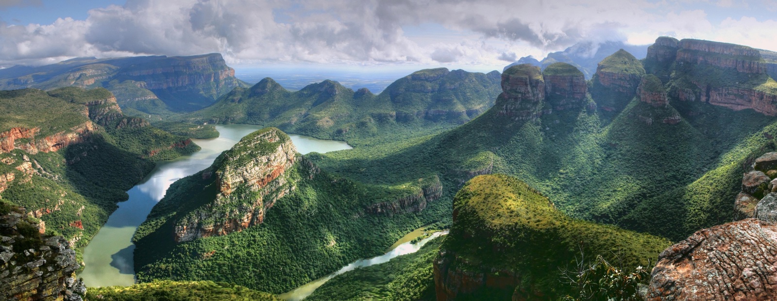 Blyde River Canyon i Mpumalanga, Sydafrika