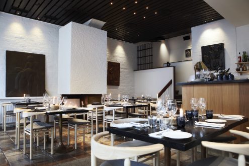 Interiör restaurang Atelje Finne
