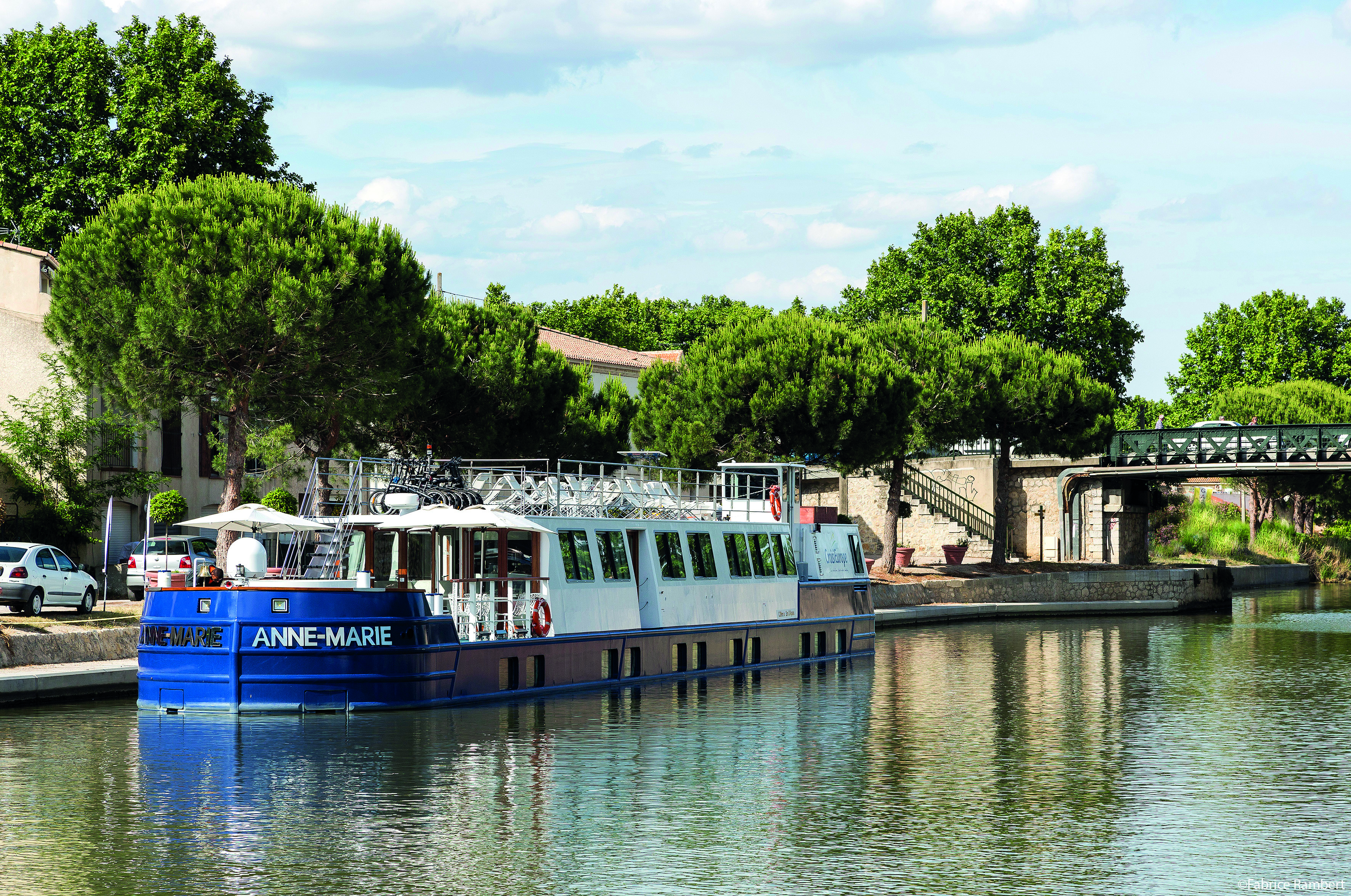 På en pråm i södra Frankrike