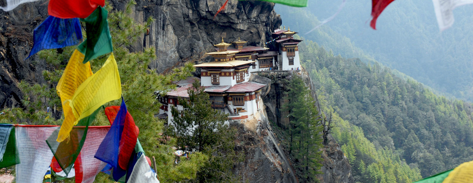 Tigerns näste kloster i Bhutan