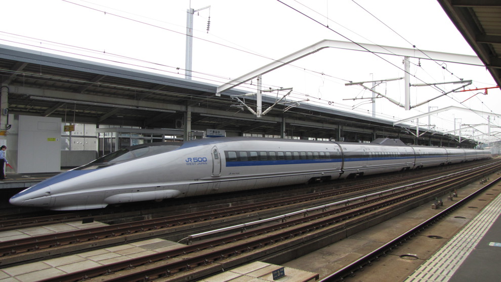 shinkansen, shinkansen 500, japan, himeji