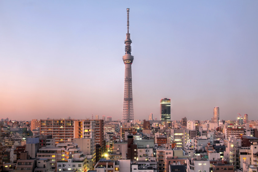 Sky Tree i Tokyo