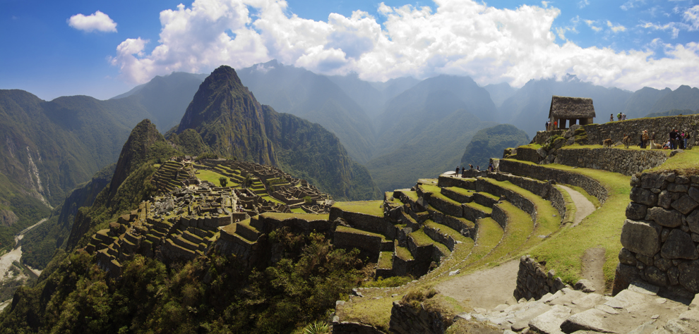 Machu Picchu avlång bild
