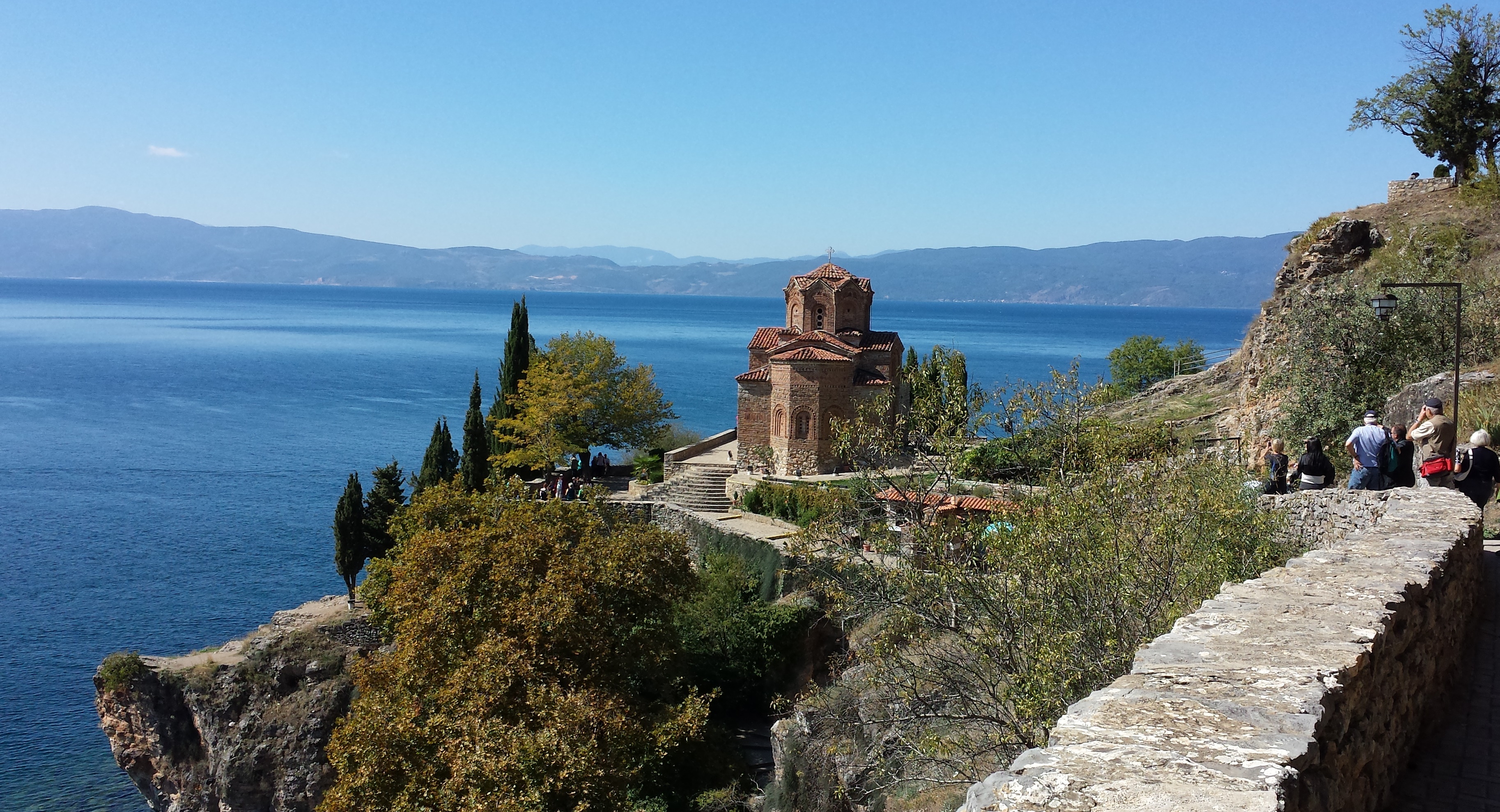 Ohrid Sankt Johannes kyrka i Kaneo
