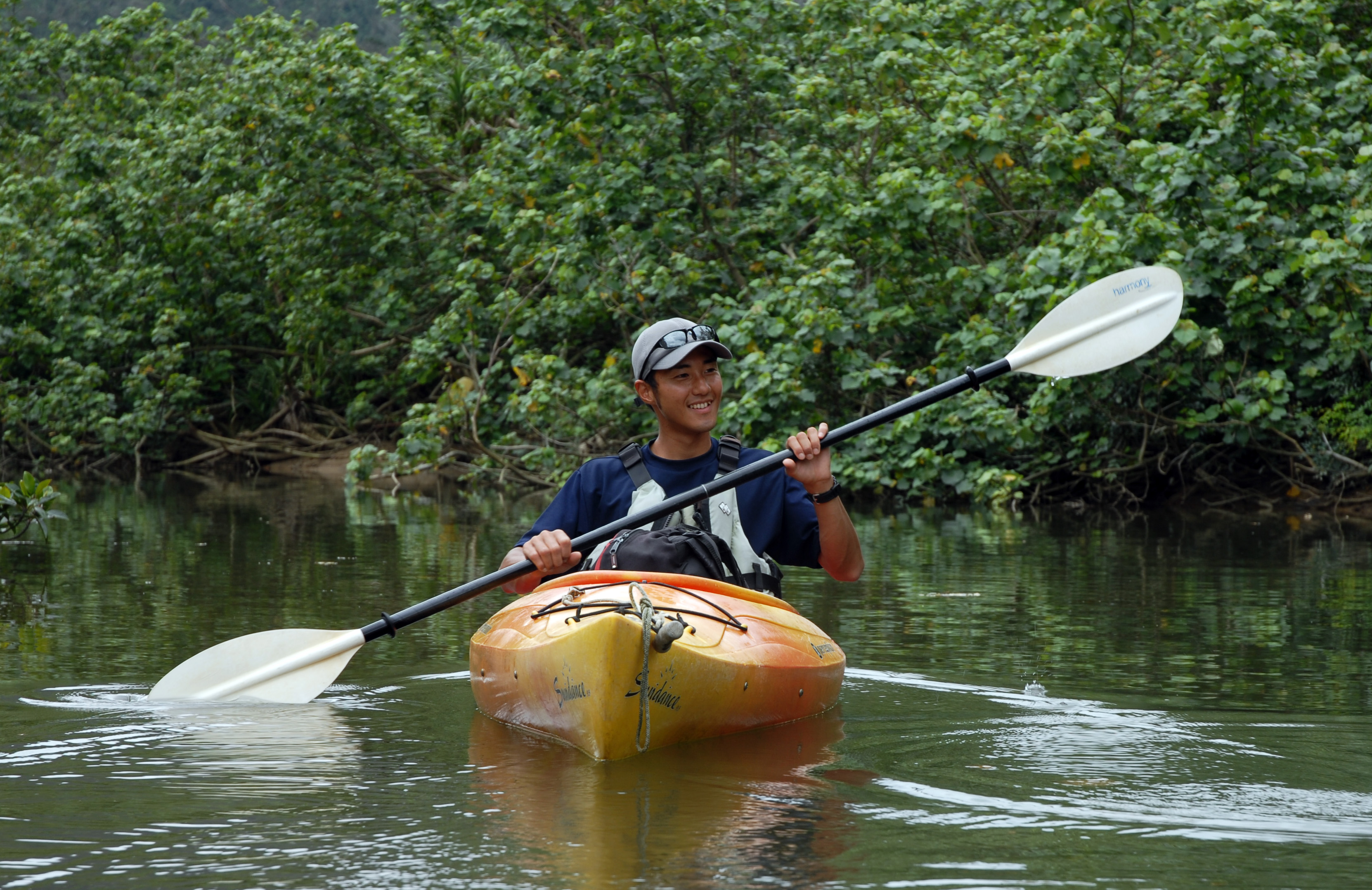 Kajak på Iriomote