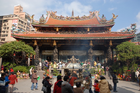 Longshan templet i Taipei