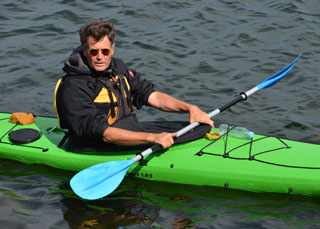 Isak Isaksson i kayak