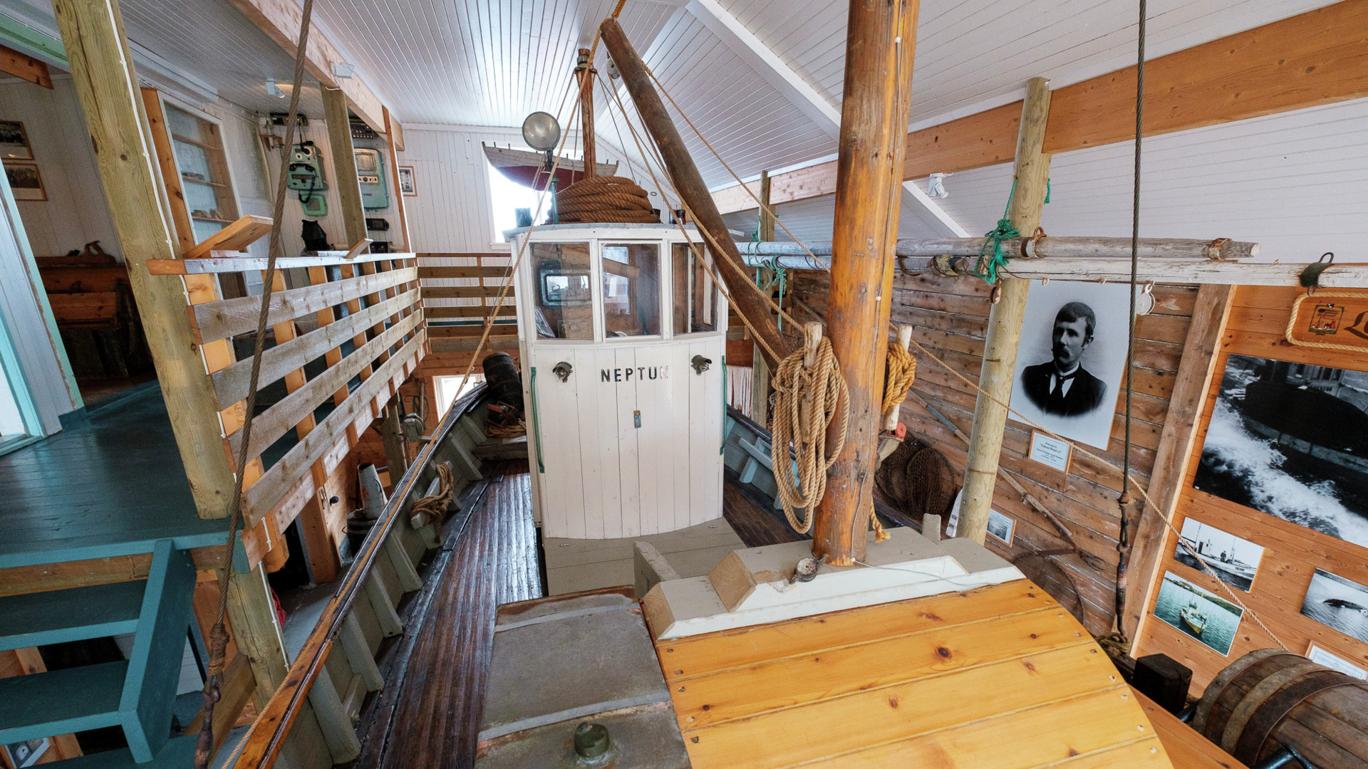 På bilden ser vi Lovund kustkulturmuseum på Helgeland