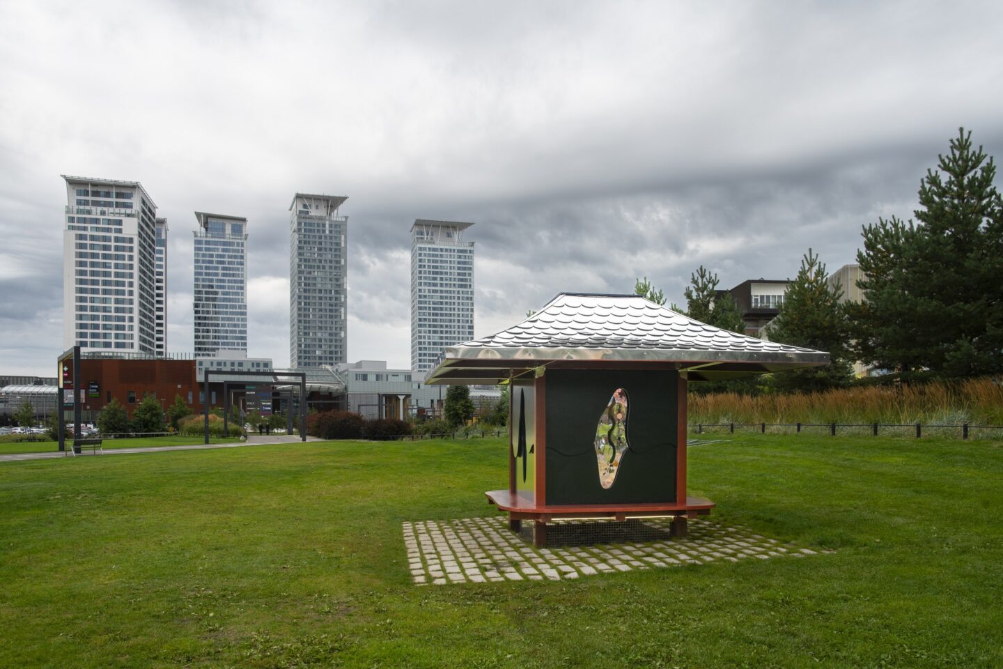 Keiken-kollektivet. Konstverk i Helsingfors från tidigare biennal som blivit permanent. 